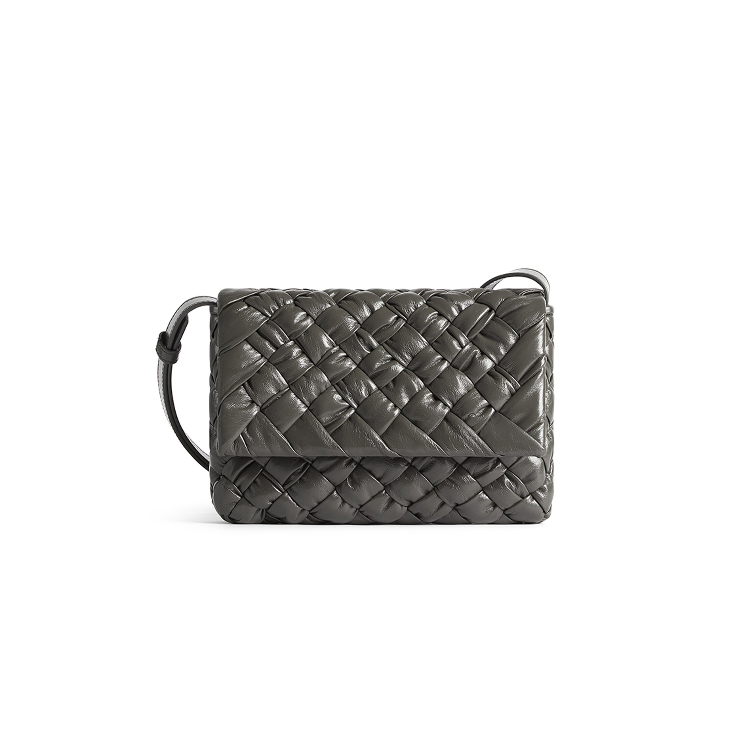 BOTTEGA VENETA SMALL RUMPLE MESSENGER 787113V4HO11470 (21*14*5cm)
